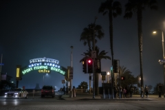 Foggy Night in Santa Monica