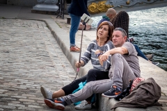 Serious Seine Selfie