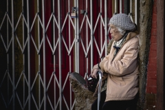 Waiting on Grant Avenue